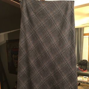 Wool skirt long